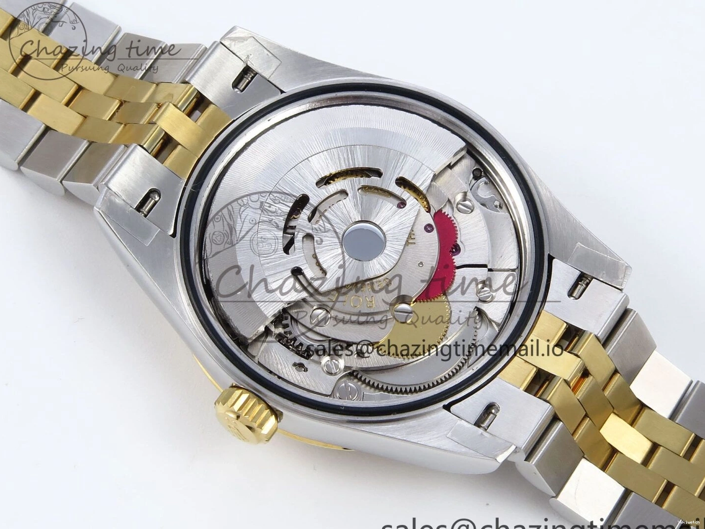 on SS YG DateJust 904L Steel Roman Jubilee Edition Diamonds HZ2236 Bracelet JARF 278383RBR Dial 1:1 Gray Best 31 0404